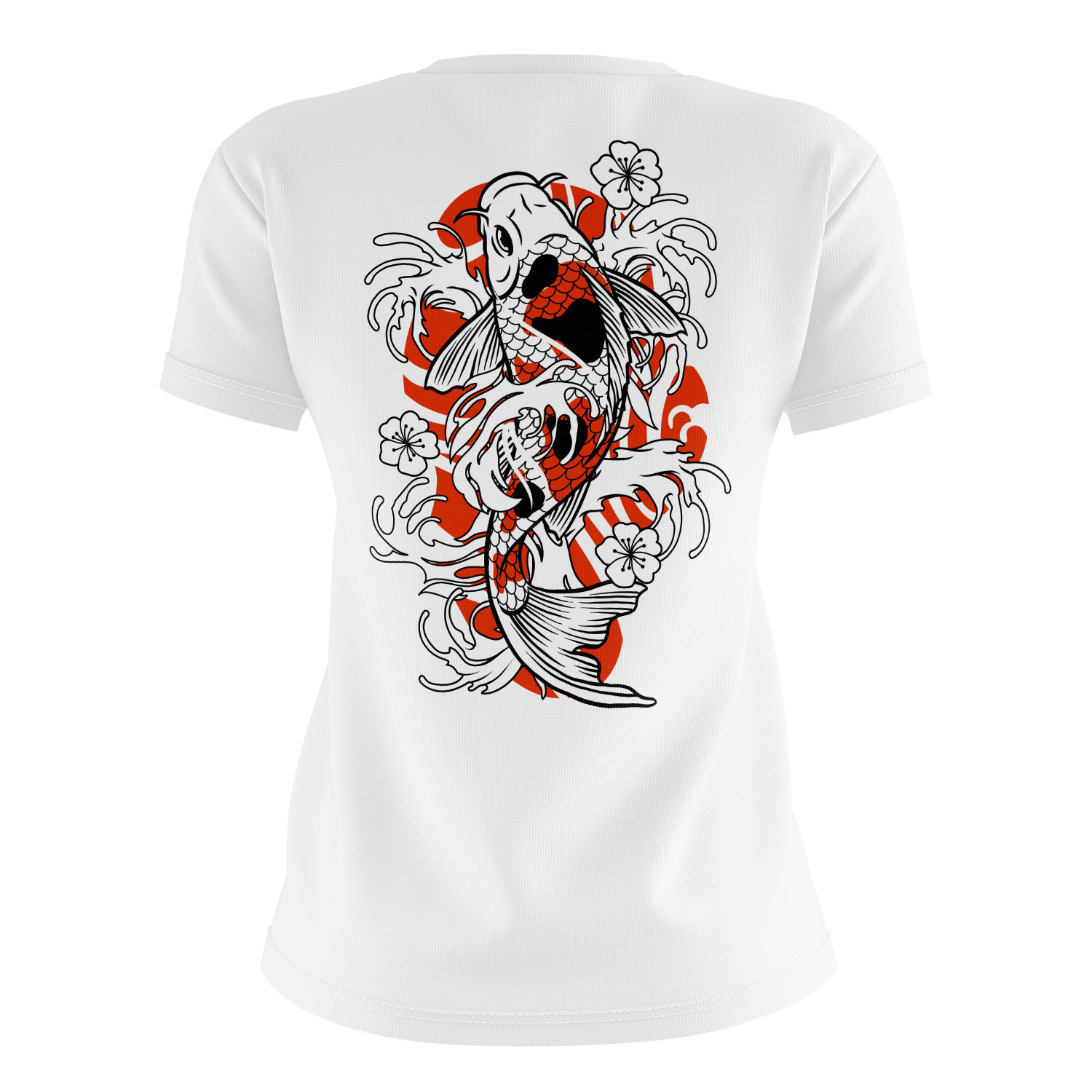 Camiseta carpa blanca mujer