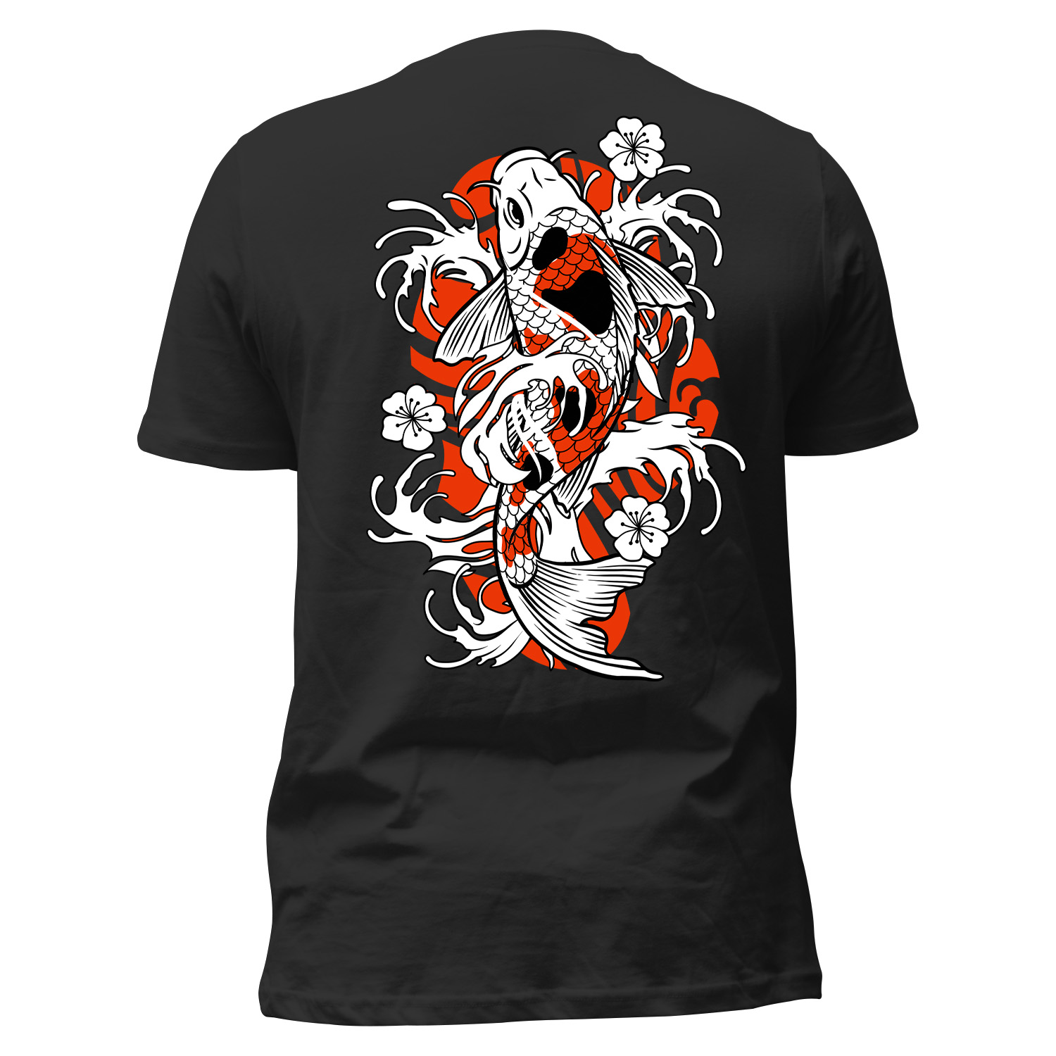 Camiseta carpa negra hombre