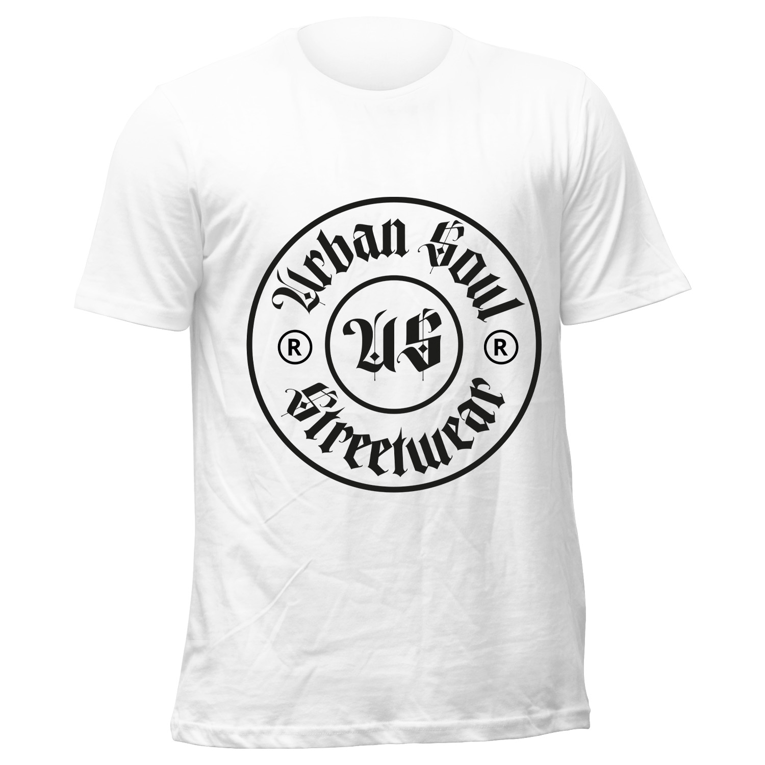 Camiseta logo delante blanca hombre